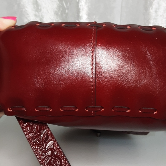 Patricia Nash Micaela Cross Body Tooled Rose Design Bag N.W.O.T - Picture 12 of 15
